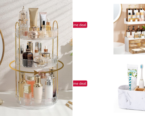 7 Amazon Finds That Finally Fix Bathroom Counter Clutter cover photo collage
