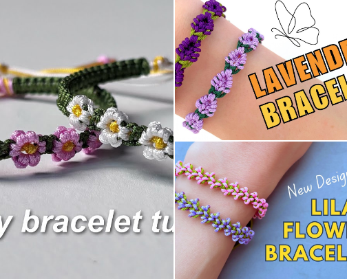 Tutorials for making bracelets cover photo collage