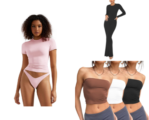 Dupes? Or real ? Choice the best SKIMS 👌 cover photo collage