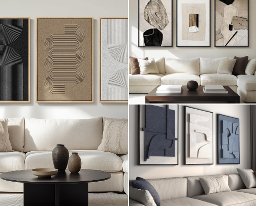 Interior home decor cover photo collage