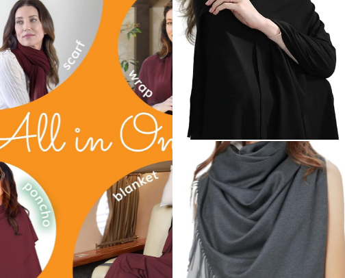 Top 10 Lightweight Wraps & Shawls for Women Who Travel cover photo collage
