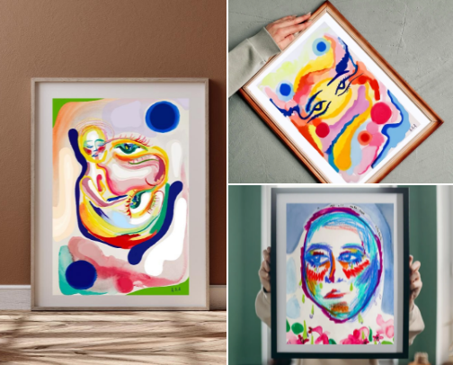 Art prints💗 cover photo collage