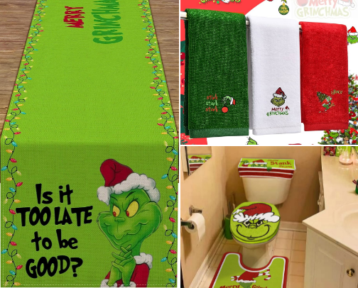 All things Grinch cover photo collage