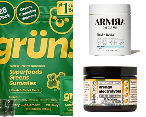 My go to supplements cover photo collage