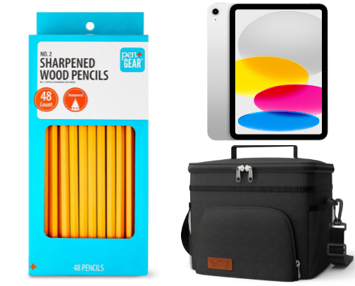 Back to School Accessories cover photo collage