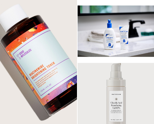 Skincare Staples I Swear By cover photo collage