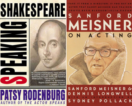 Must Reads for aspiring performers: acting techniques & methods, plays, and Voiceover mics. cover photo collage