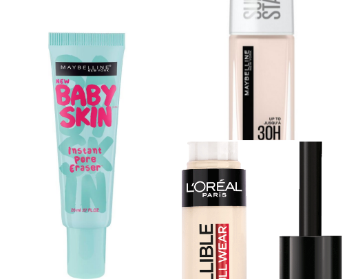 Best drugstore 24 hour stay makeup routine! cover photo collage