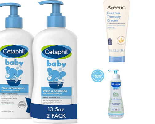 Baby Skincare cover photo collage