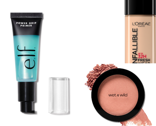 A Baddie's Winter Makeup Routine On A Budget cover photo collage