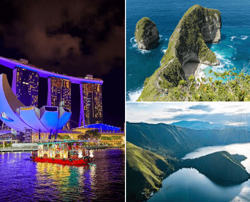 Travel, hotel, Ticket , Restaurant And Hotel Reservation cover photo collage