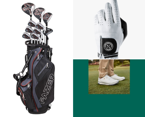 Golfers cover photo collage
