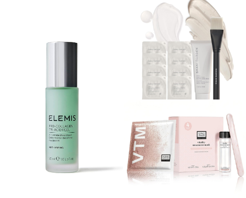 The 10-Minute At-Home Facial: 15 Cult Luxury Face Peels & Masks for Glass Skin, Clogged Pores & Dull Texture cover photo collage