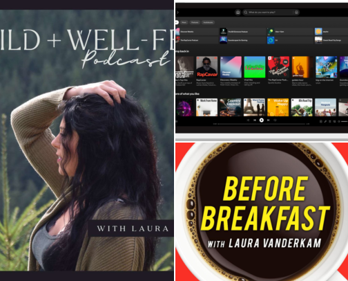 Podcast, storie e consigli per un sano e produttivo stile di vita cover photo collage