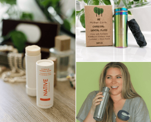 Sustainable living resources for those looking to simplify both their lifestyle and daily products cover photo collage