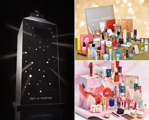 ​2025’s "It Girl" Beauty Advent Calendar Edit cover photo collage