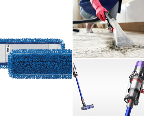 Cleaning cover photo collage