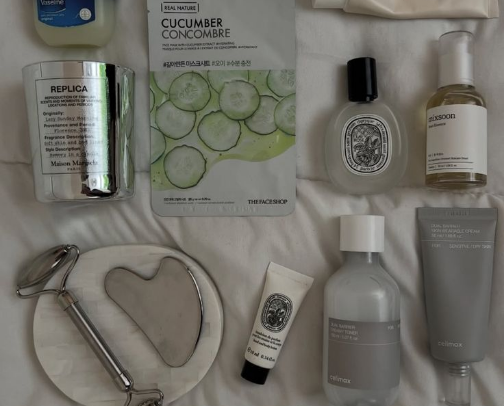 december skincare routine | winter glow essentials ❄️ cover photo collage