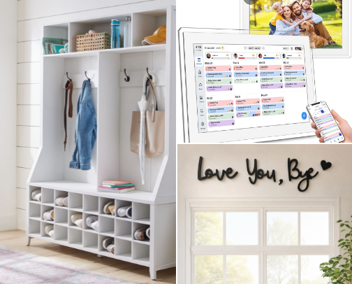 An Organized Home Starts Here cover photo collage