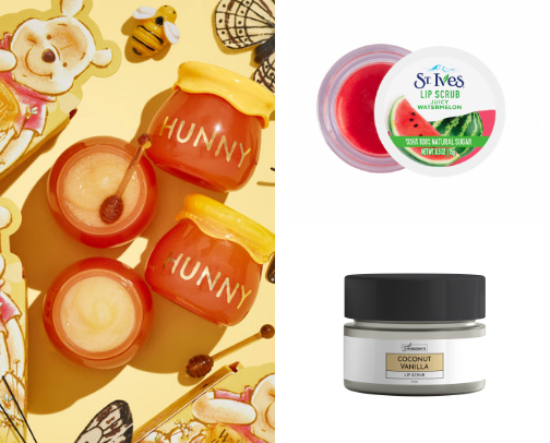 Lip scrubs cover photo collage