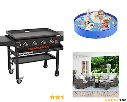 Summertime Fun at Home cover photo collage