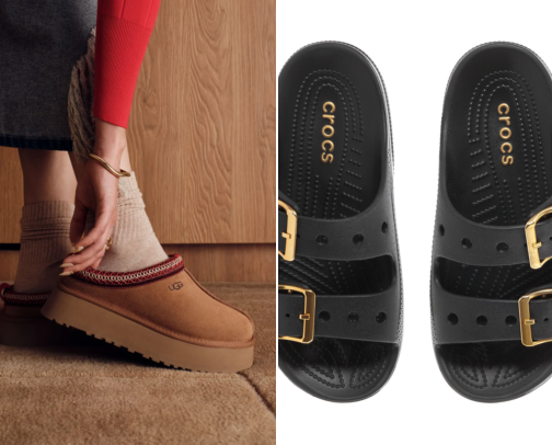 Warm slip ons cover photo collage