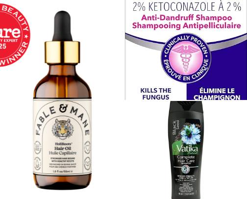 Hair care cover photo collage