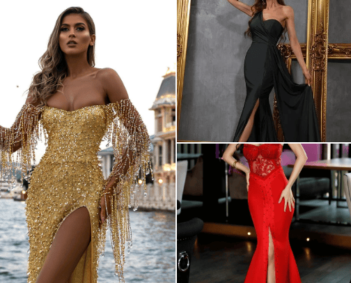 Long Dresses Formal cover photo collage