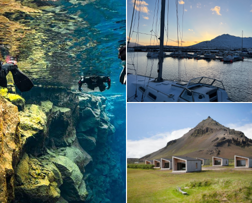 Iceland 🇮🇸 | top 10 best hotels and activities cover photo collage