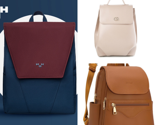 Adorable luxury backpack cover photo collage