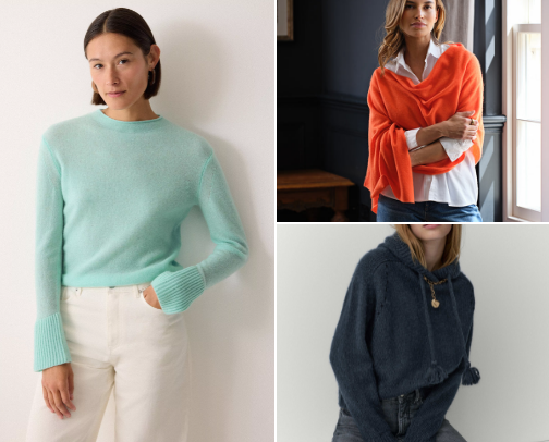 Cashmere Comforts cover photo collage
