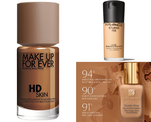 My fave foundations cover photo collage