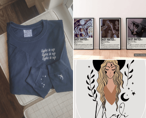 Book Merch cover photo collage