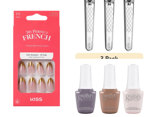 Nails products cover photo collage