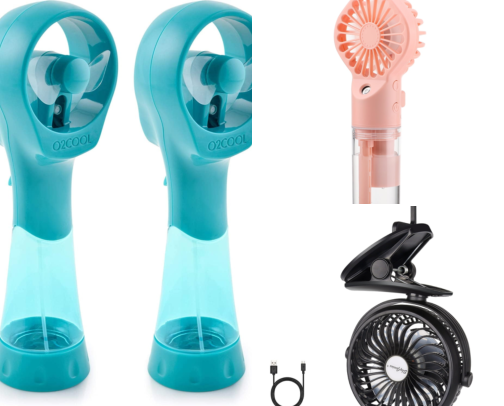 Portable Misting Fans and Cooling Gear That Saved Me From Melting Outside cover photo collage