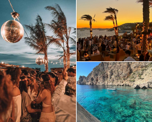 if i went to ibiza tomorrow, this is exactly what’s in my bag ☀️🕶️ cover photo collage