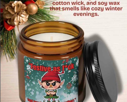 Funny Gift Candles cover photo collage