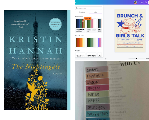Start your own book club cover photo collage