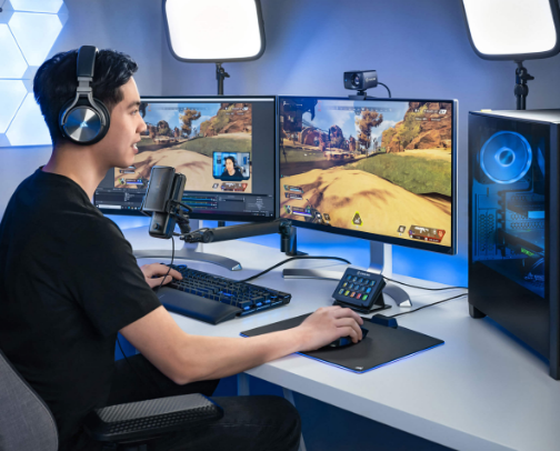 Clean Desk Accessories & Tech for the Modern Gamer cover photo collage