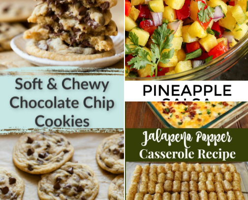 Recipes we love!! 🍕🍪 cover photo collage
