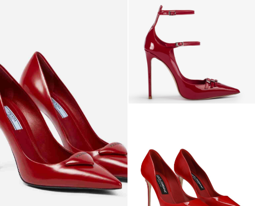 Heels in red👠 cover photo collage