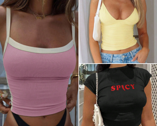 SHEIN Summer Top Collection cover photo collage