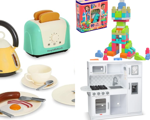 Favorite Playroom Toys and Games cover photo collage