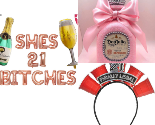 Pop The Champagne- She’s 21!🎉🍾💓 cover photo collage