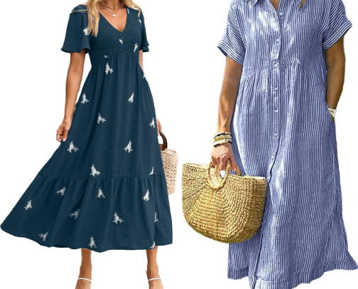 Modest but cute dresses cover photo collage