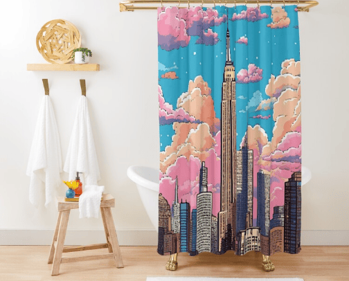Shower Curtains cover photo collage