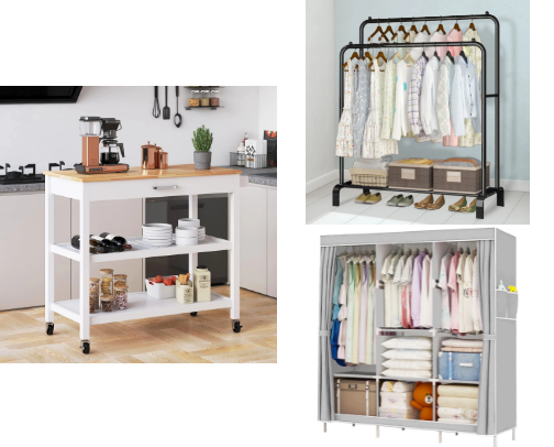 Home organization cover photo collage