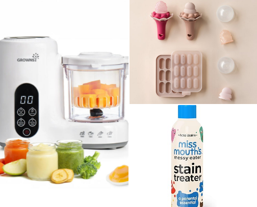 Baby essentials cover photo collage