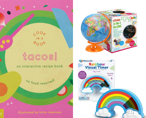 My top picks for kids toys, games, and books! cover photo collage