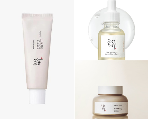 Korean Products for Glass Skin cover photo collage